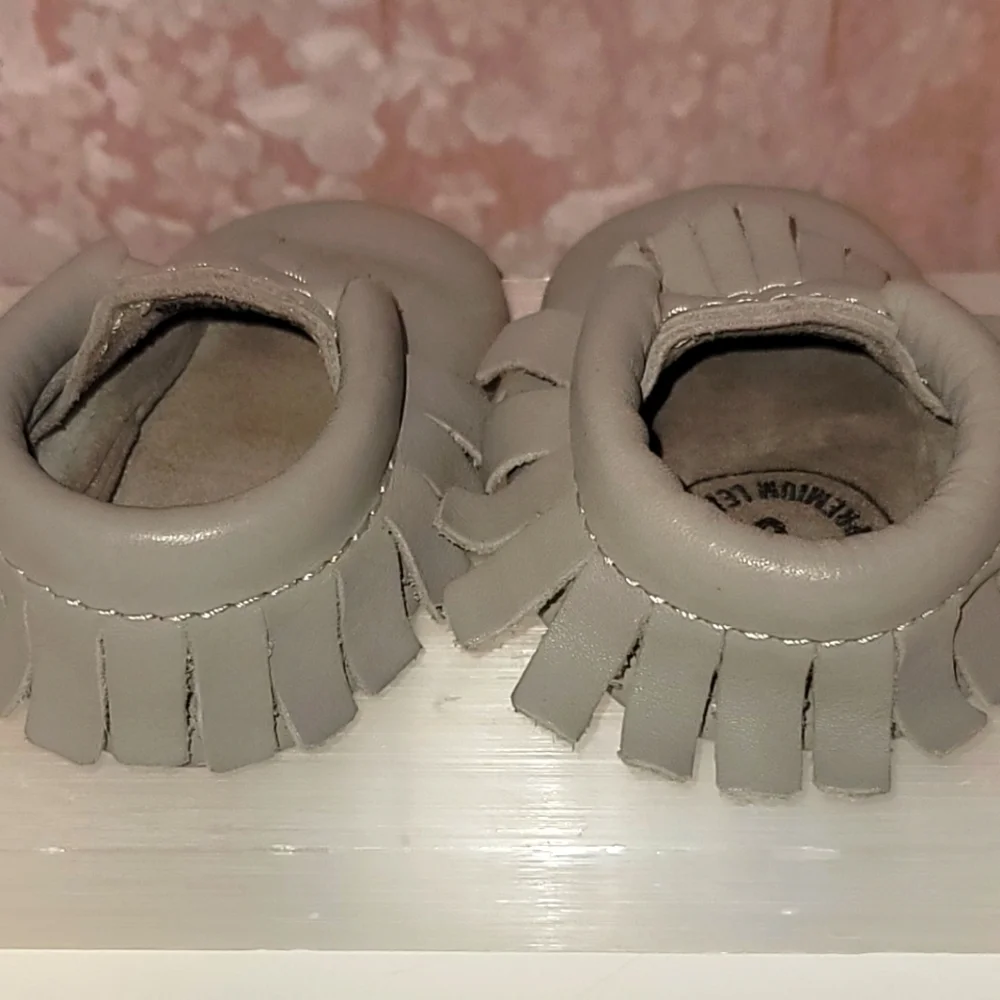 GENUINE Leather Infant Moccasins